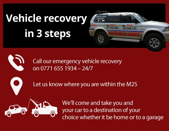 Car Recovery Steps