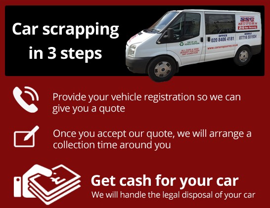 Car scrapping in Orpington